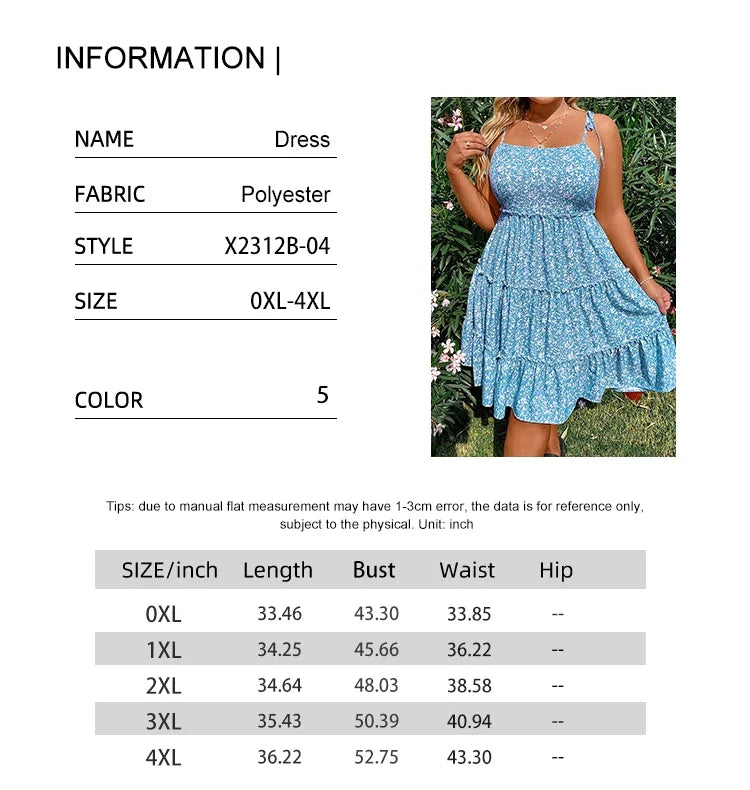 Curve Garden Tiered Sundress