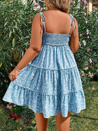 Curve Garden Tiered Sundress