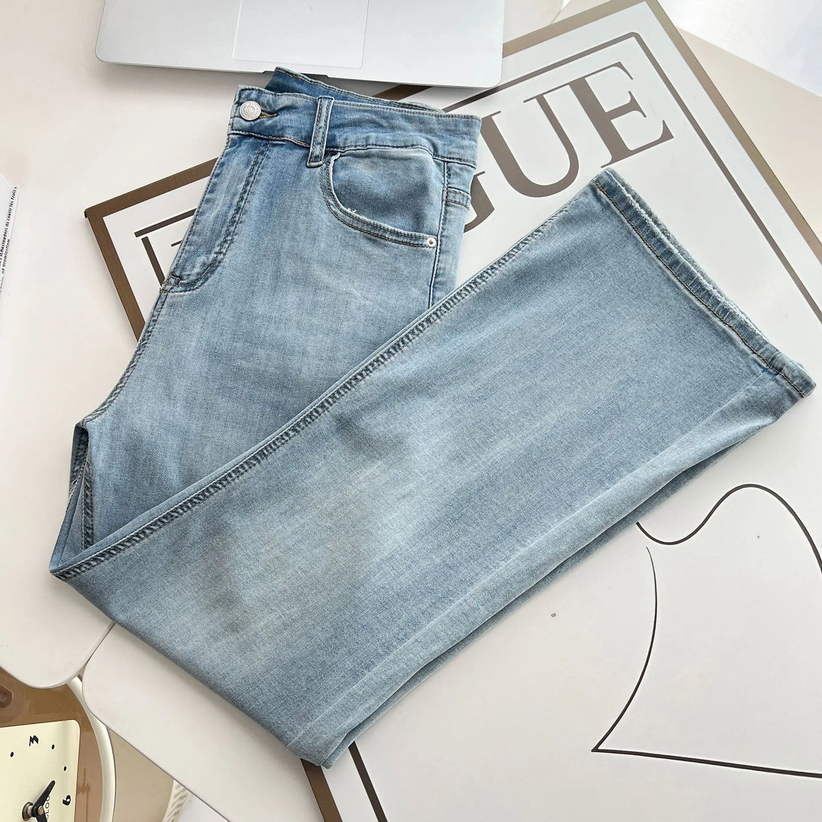 Stretch & Slay Wide-Leg Denim