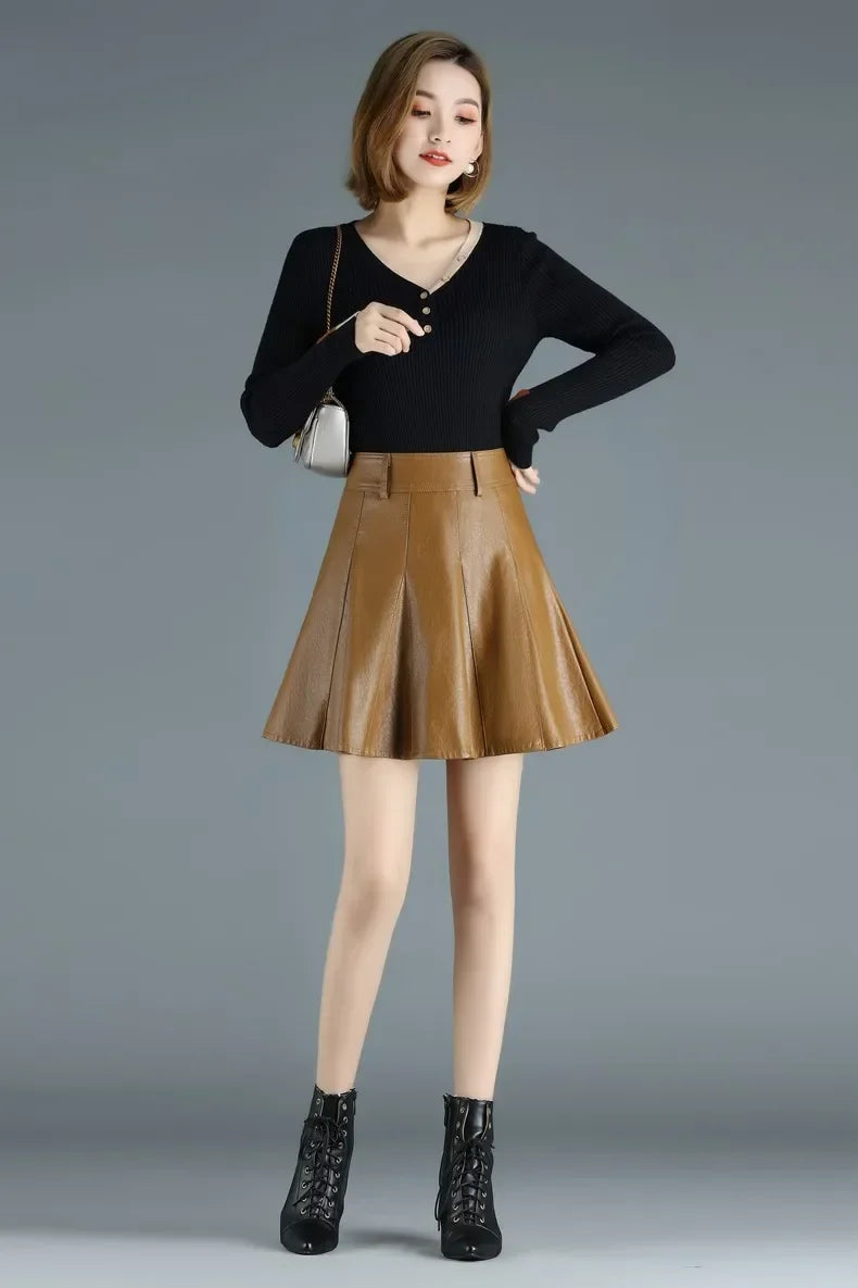 Curve Luxe Pleated Skirt