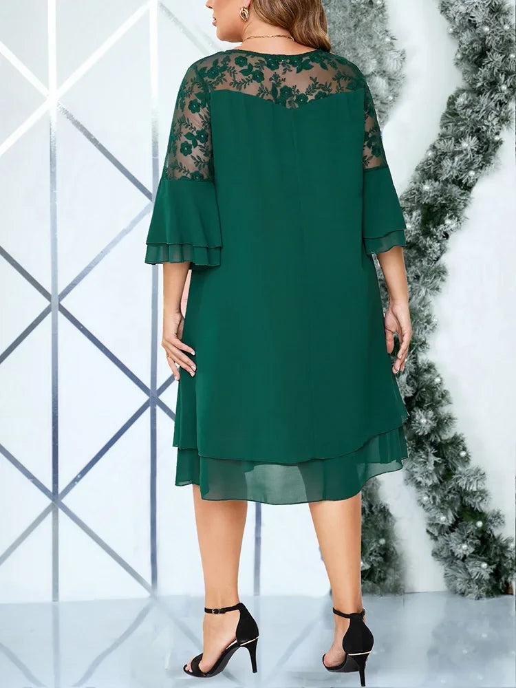 Curve Grace Lace Dress