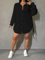 Curve Oversized Shirt Dress