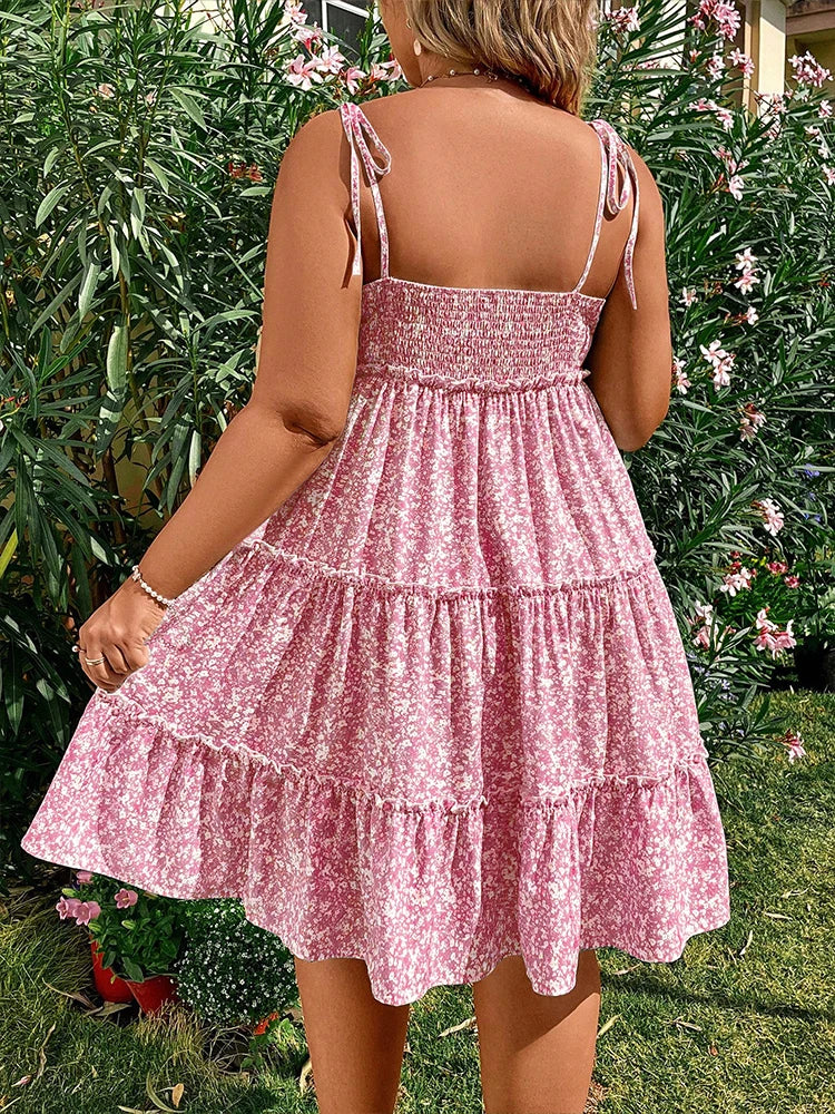 Curve Garden Tiered Sundress