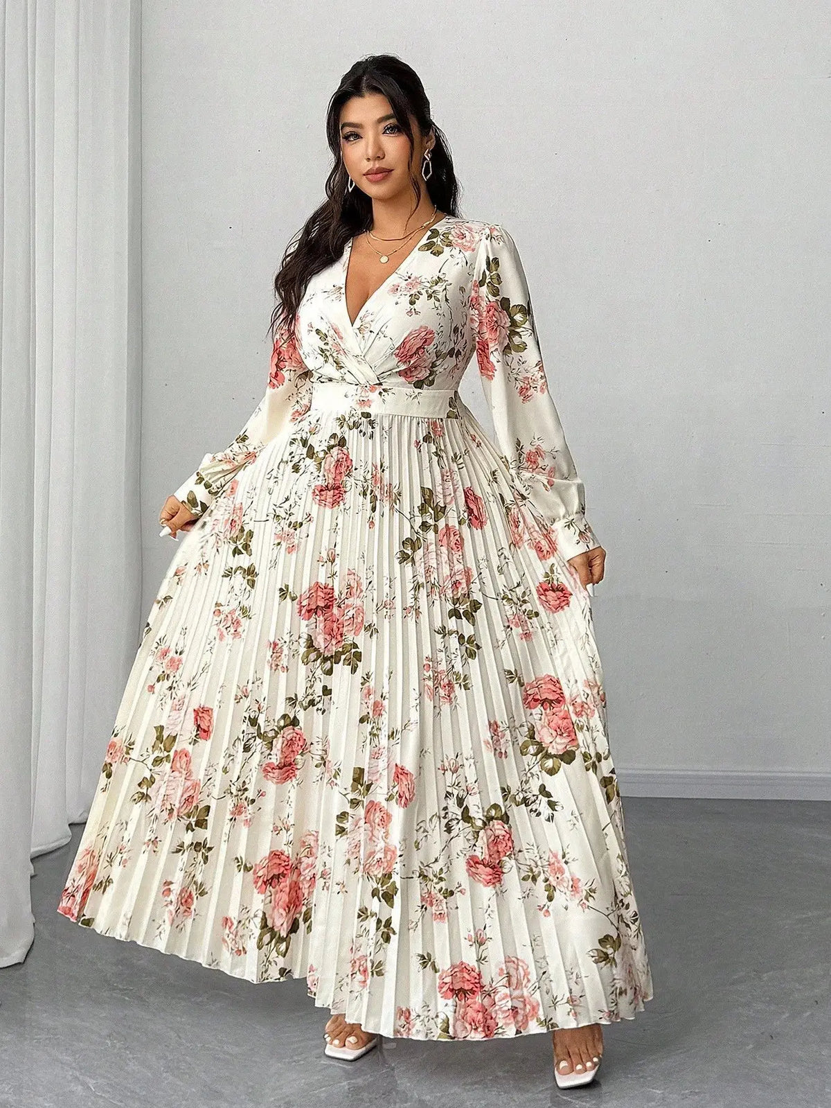 Long Sleeve Casual Maxi Dress