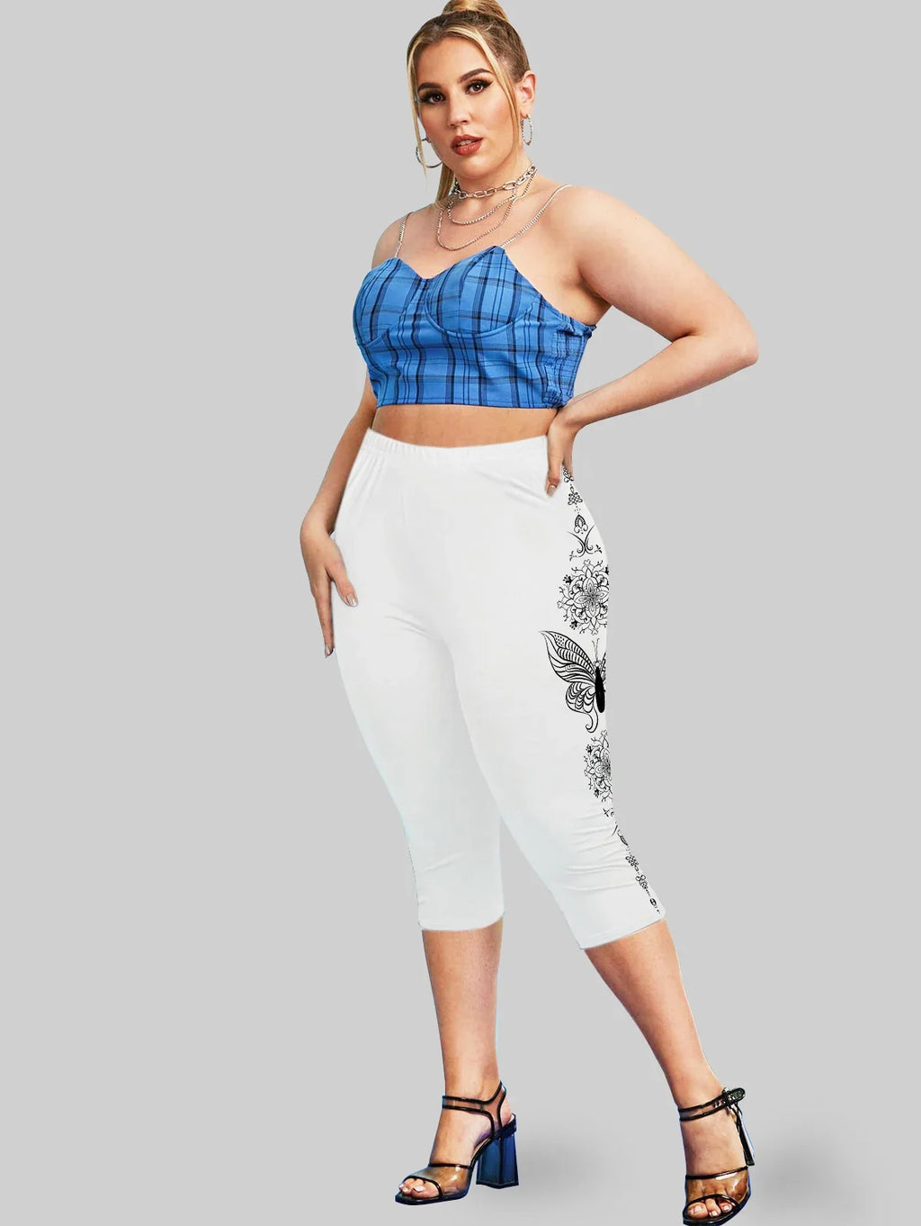 Printed Capri Leggings