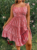 Curve Garden Tiered Sundress