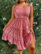 Curve Garden Tiered Sundress