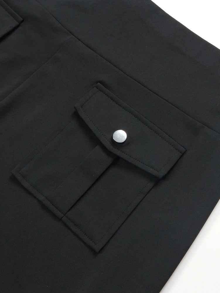 Cargo Style Leggings with Flap Pockets