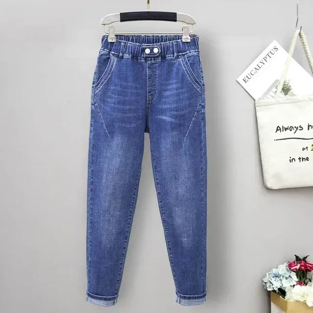 Curve Ease Drawstring Jeans