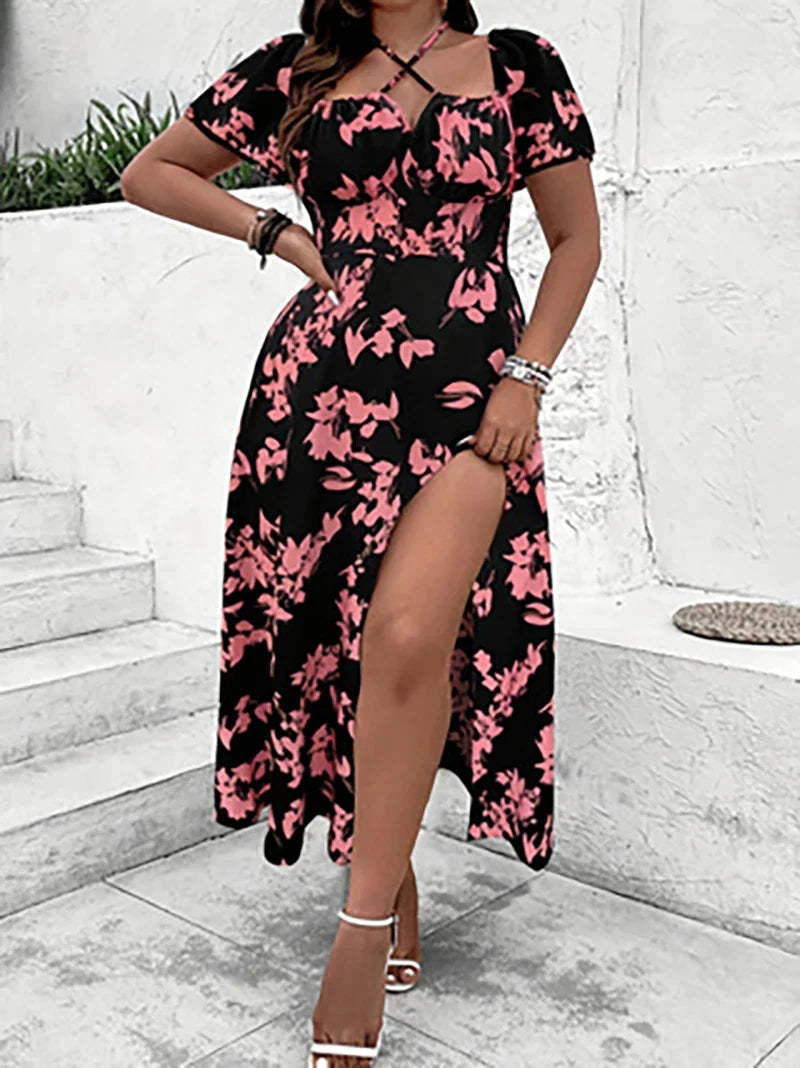 Boho Floral Maxi Dress