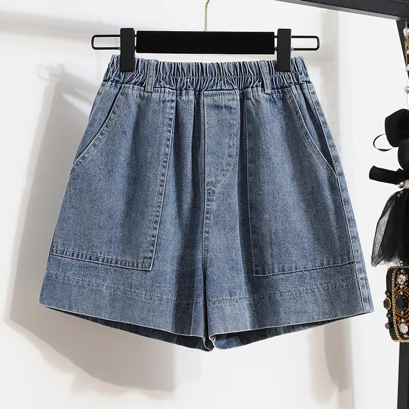Curve Ease Denim Shorts