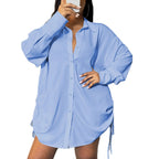 Curve Oversized Shirt Dress