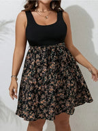 Sleeveless Knee Length Casual Dress