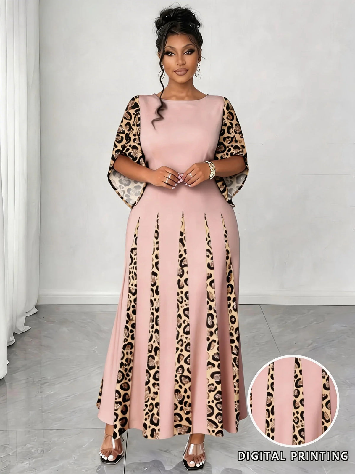 Wild Elegance Plus Size Maxi Dress