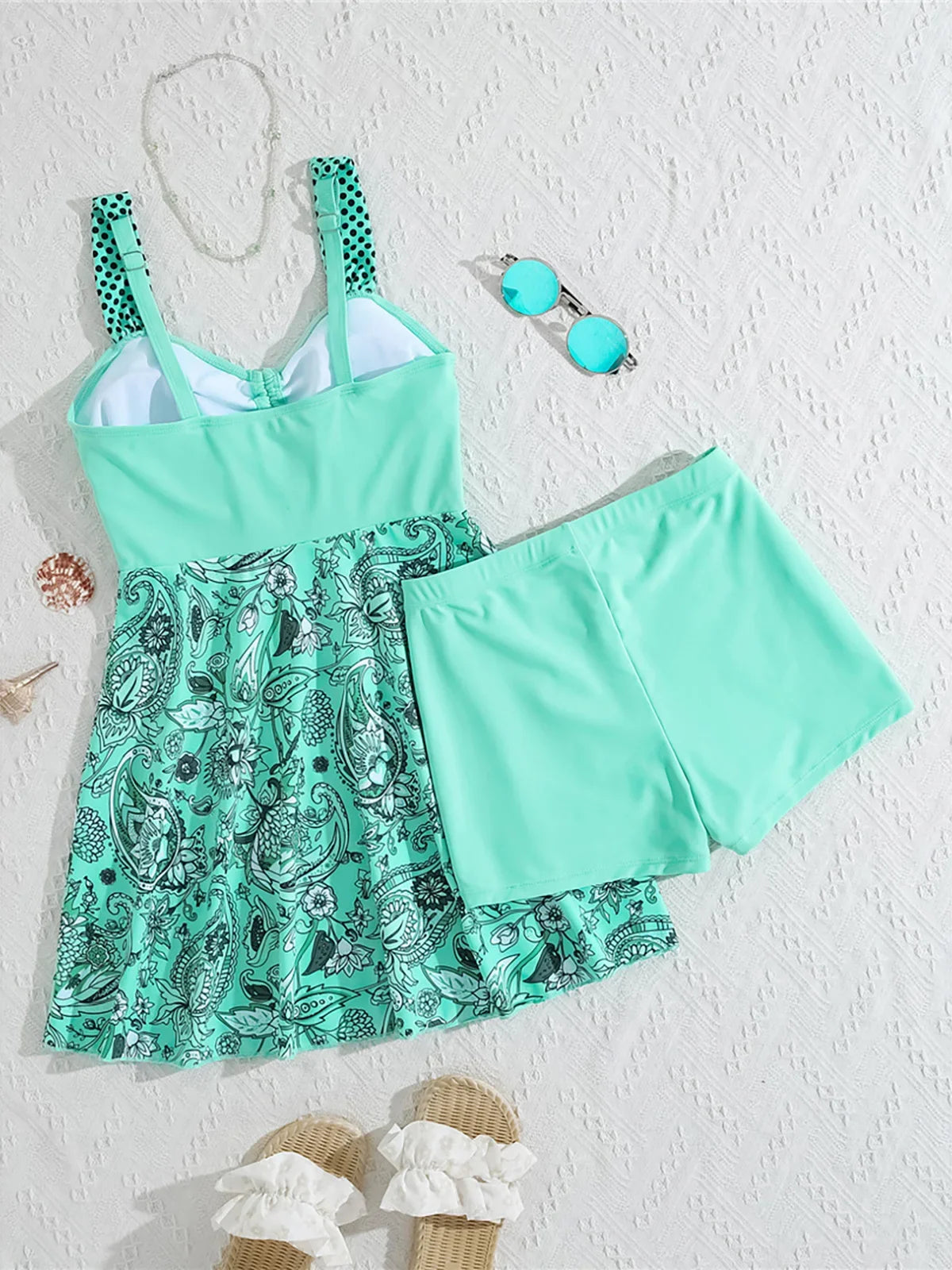 Curve Paisley Swim Dress