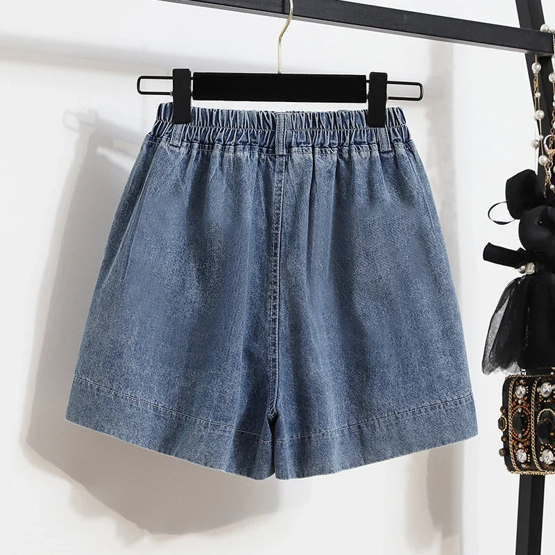 Curve Ease Denim Shorts