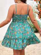Elegant Floral Print Dress