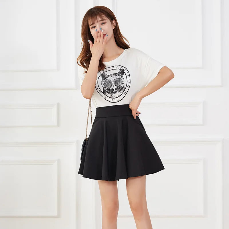 Pocket Charm Plus Size Skirt