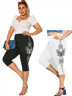 Printed Capri Leggings