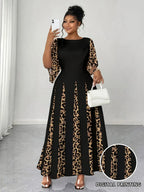 Wild Elegance Plus Size Maxi Dress