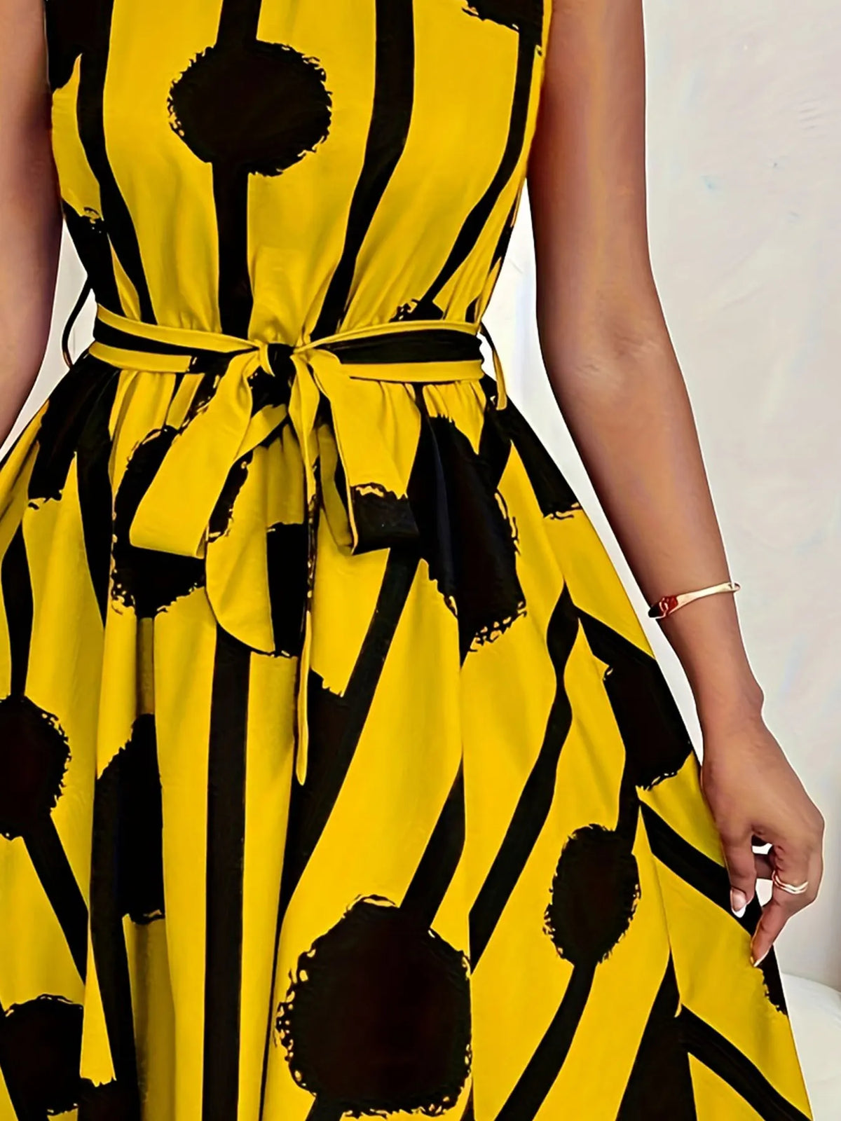 Muse Plus Size Belted Dress