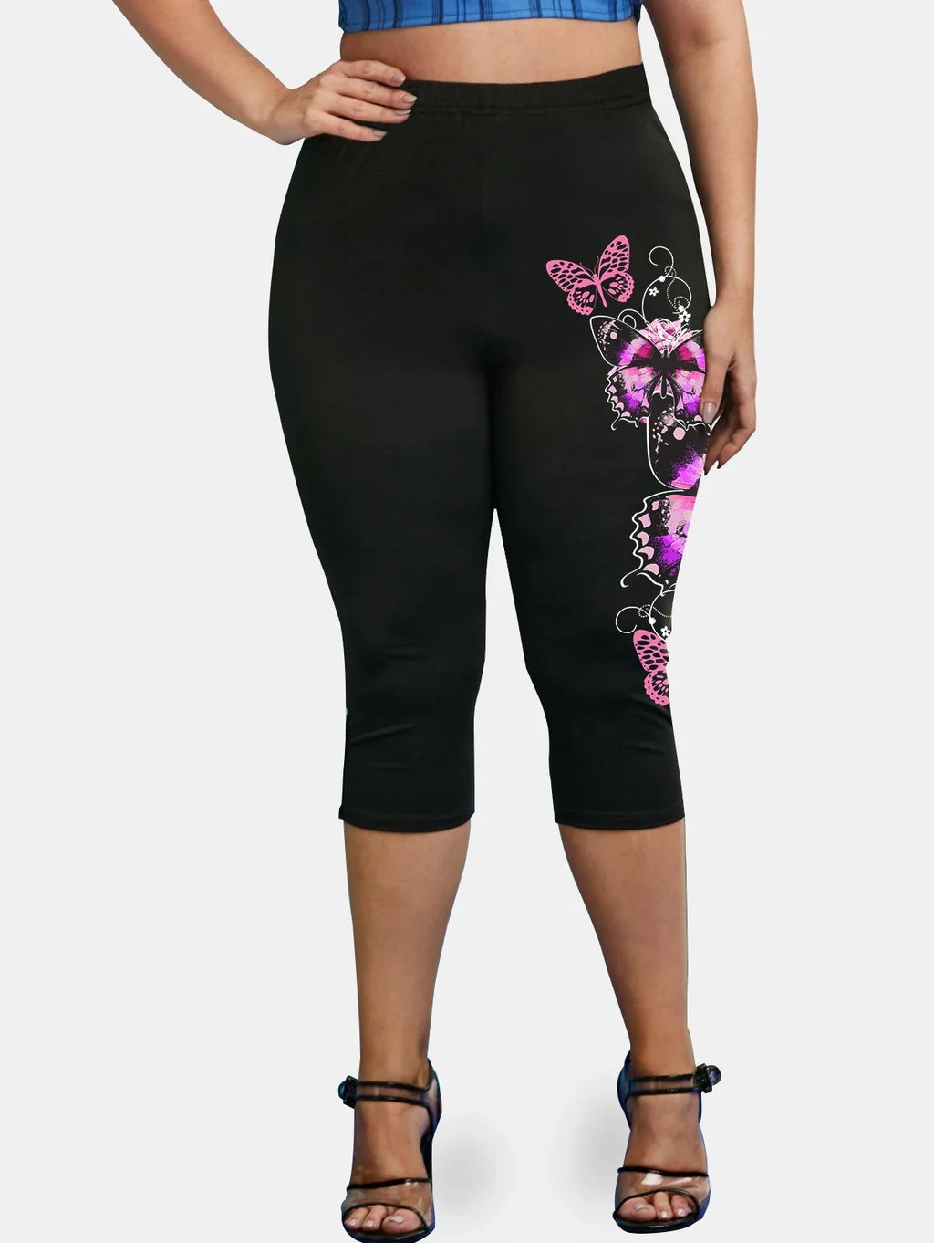Printed Capri Leggings