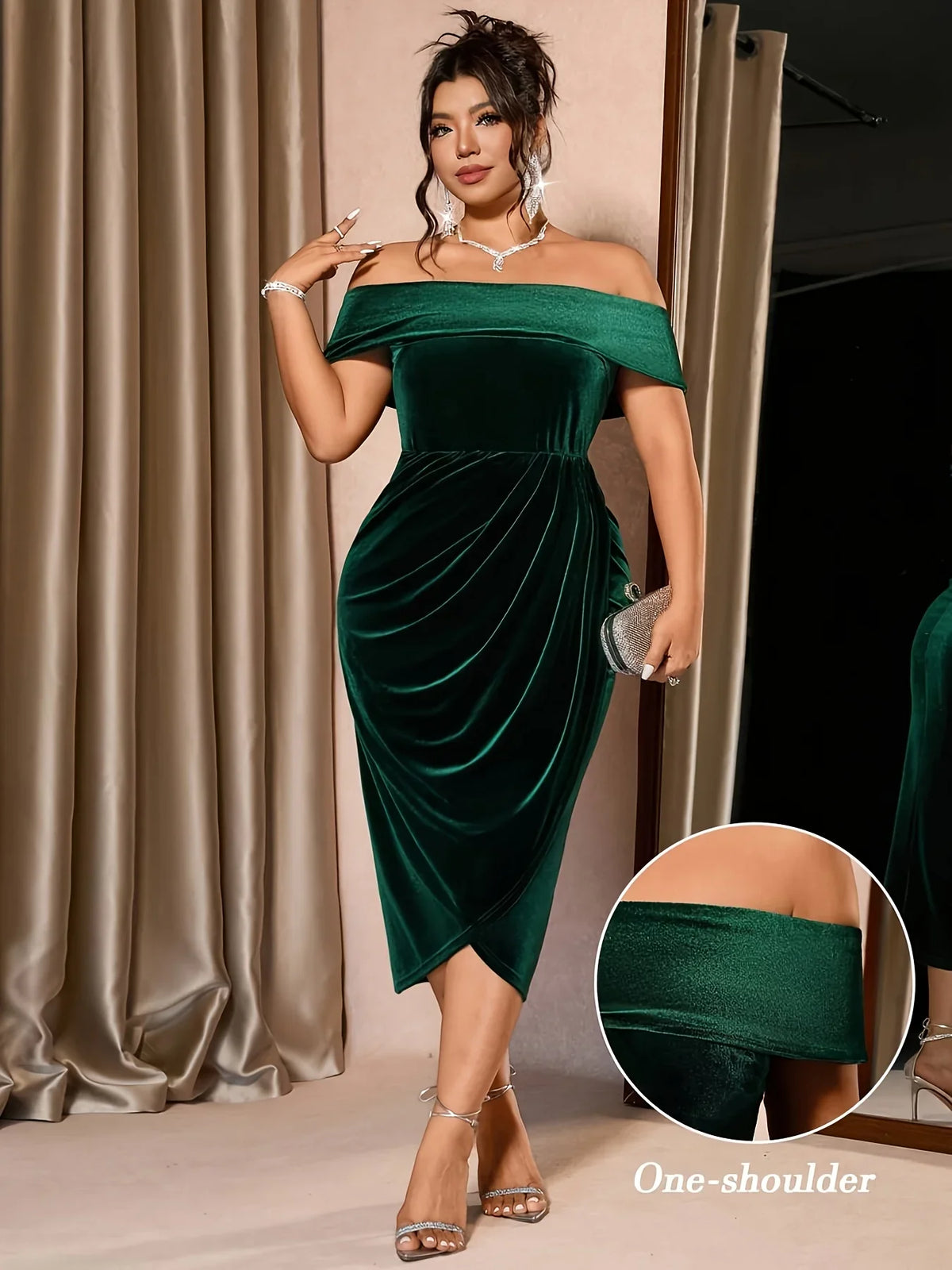 Velvet Dress Elegant for Formal Occasions