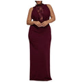 Sleeveless Lace Bodycon Fit Maxi Dress