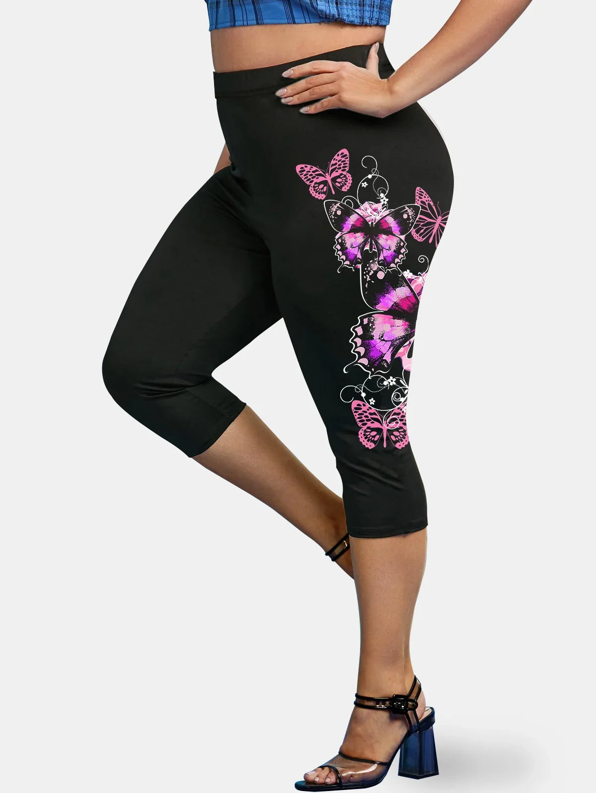 Printed Capri Leggings