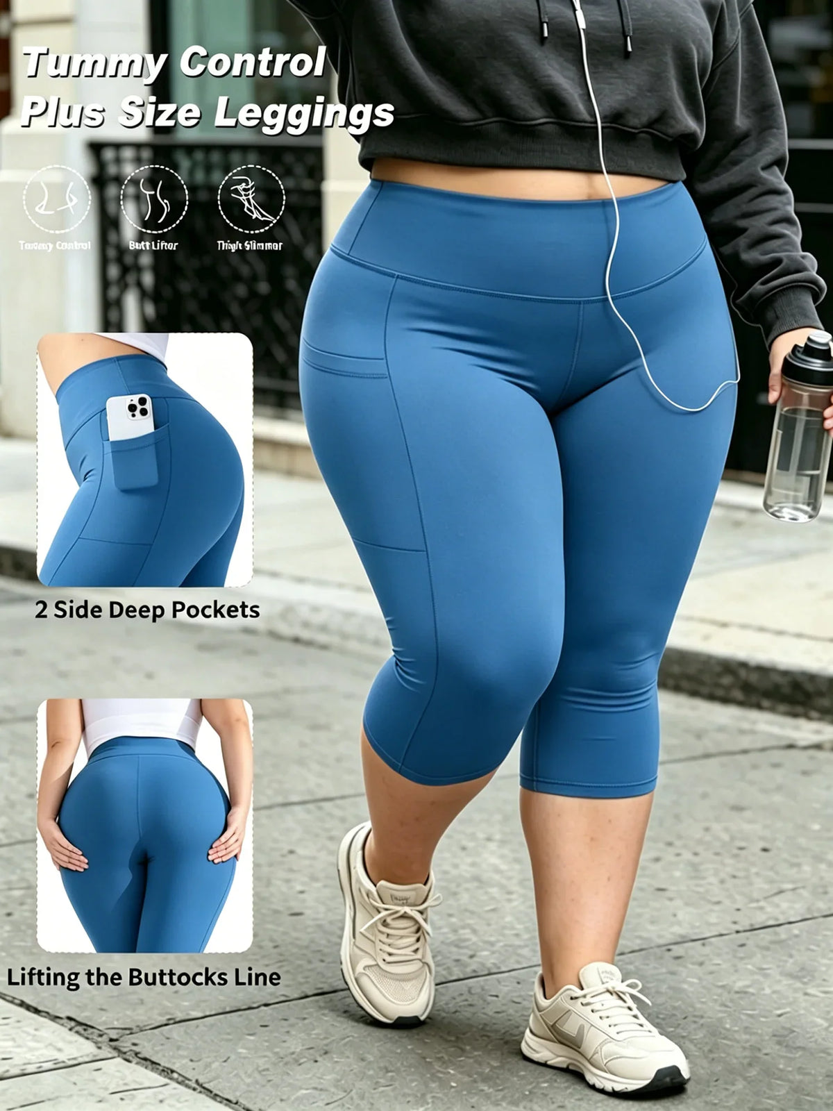 Stretchy  Tummy Control Yoga leggings