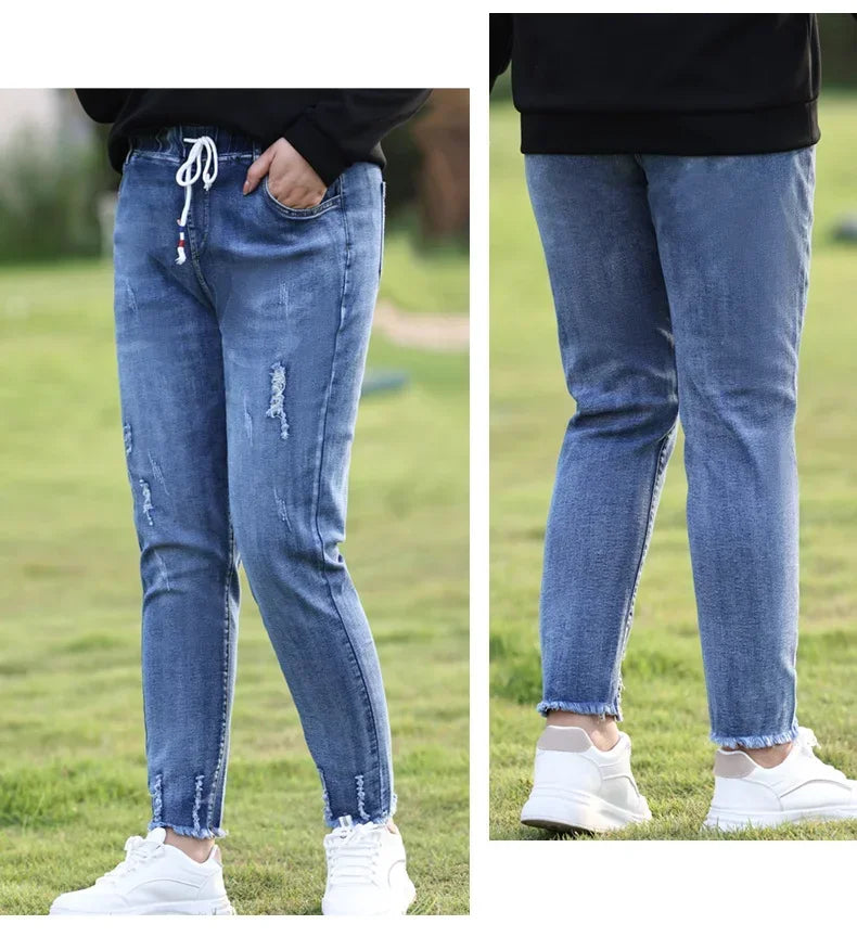 Curve Ease Drawstring Jeans