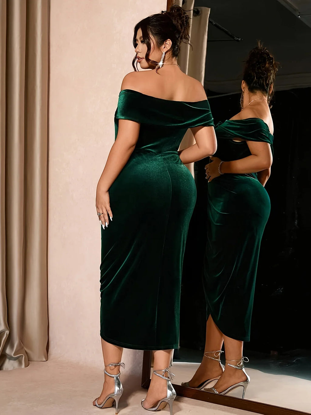 Velvet Dress Elegant for Formal Occasions