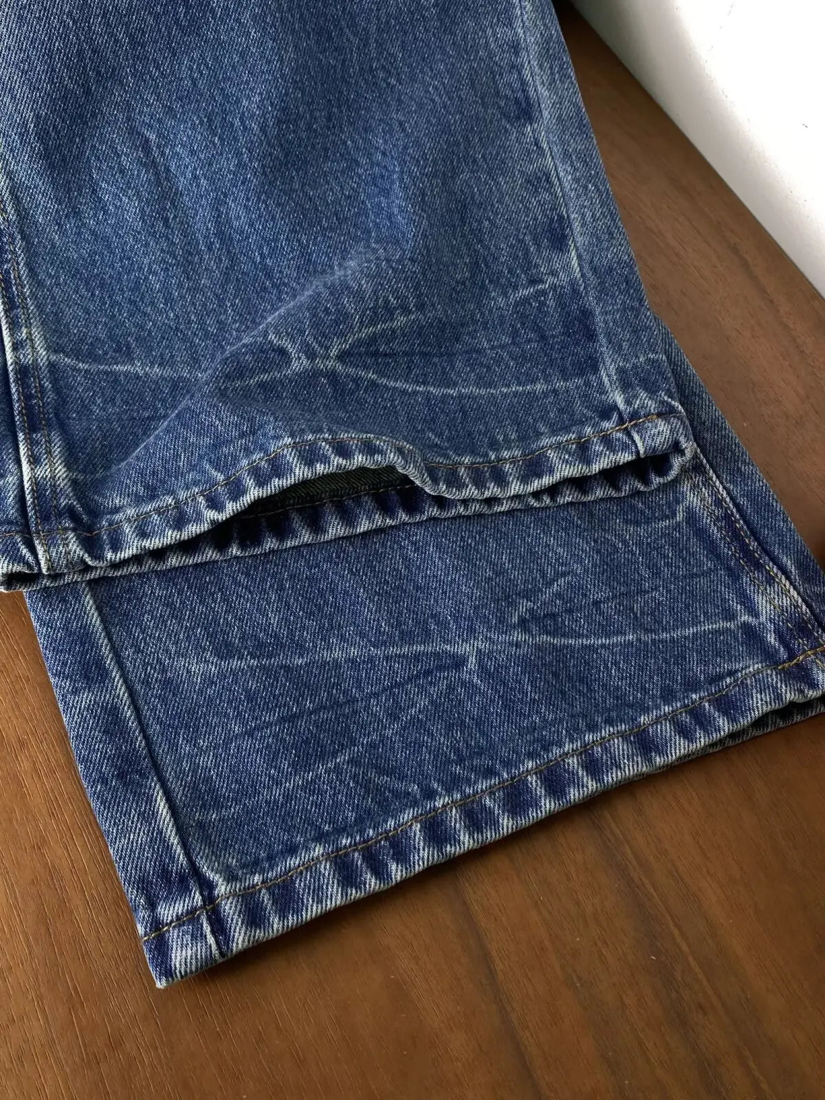 Curve Utility Wide-Leg Jeans