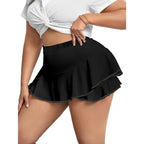 Curve Ruffle Active Skort