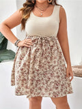Sleeveless Knee Length Casual Dress