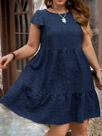Curve Comfort Tiered Dress