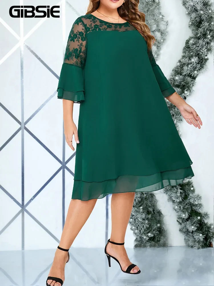 Curve Grace Lace Dress
