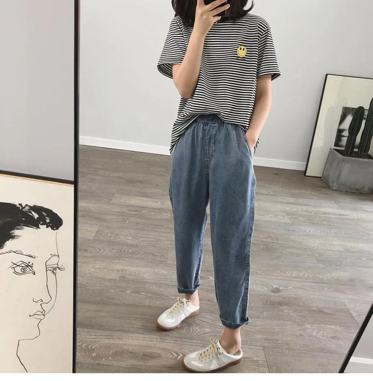 Laidback Curve Denim Pants