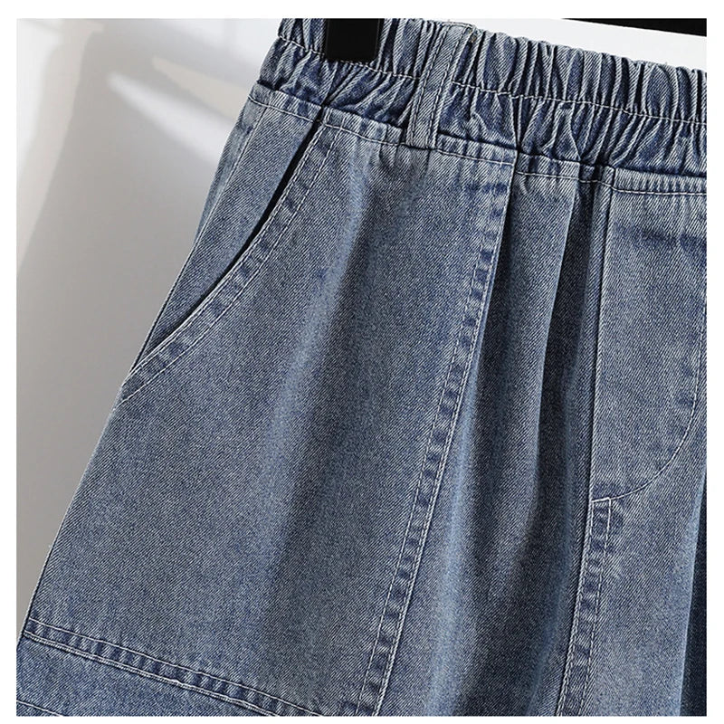 Curve Ease Denim Shorts