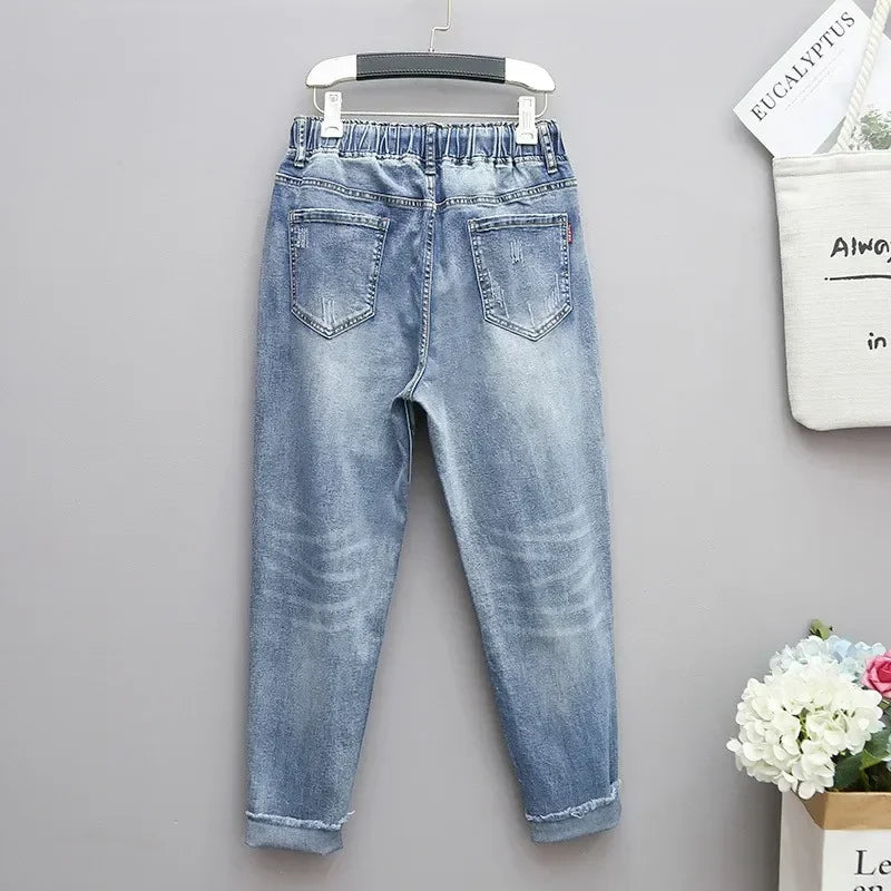 Curve Ease Drawstring Jeans