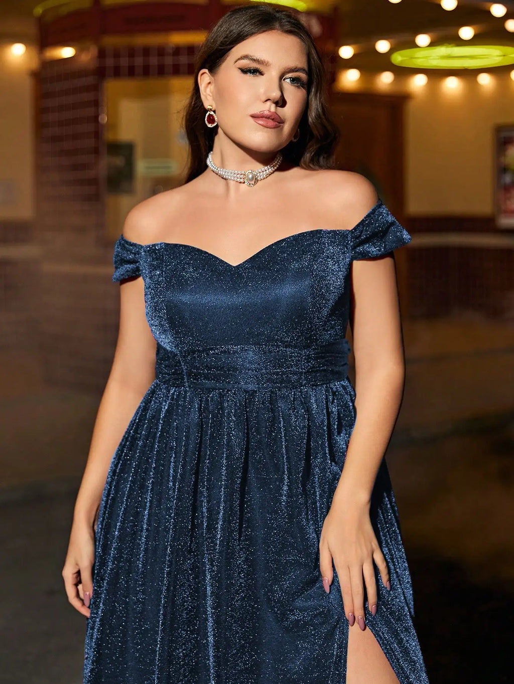 Elegant Sparkle Maxi Dress