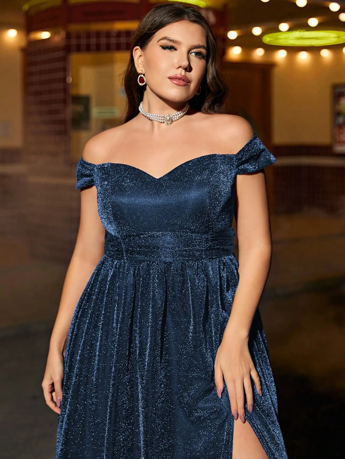 Elegant Sparkle Maxi Dress