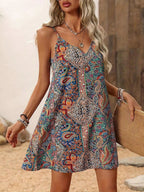 Curve Paisley Cami Dress