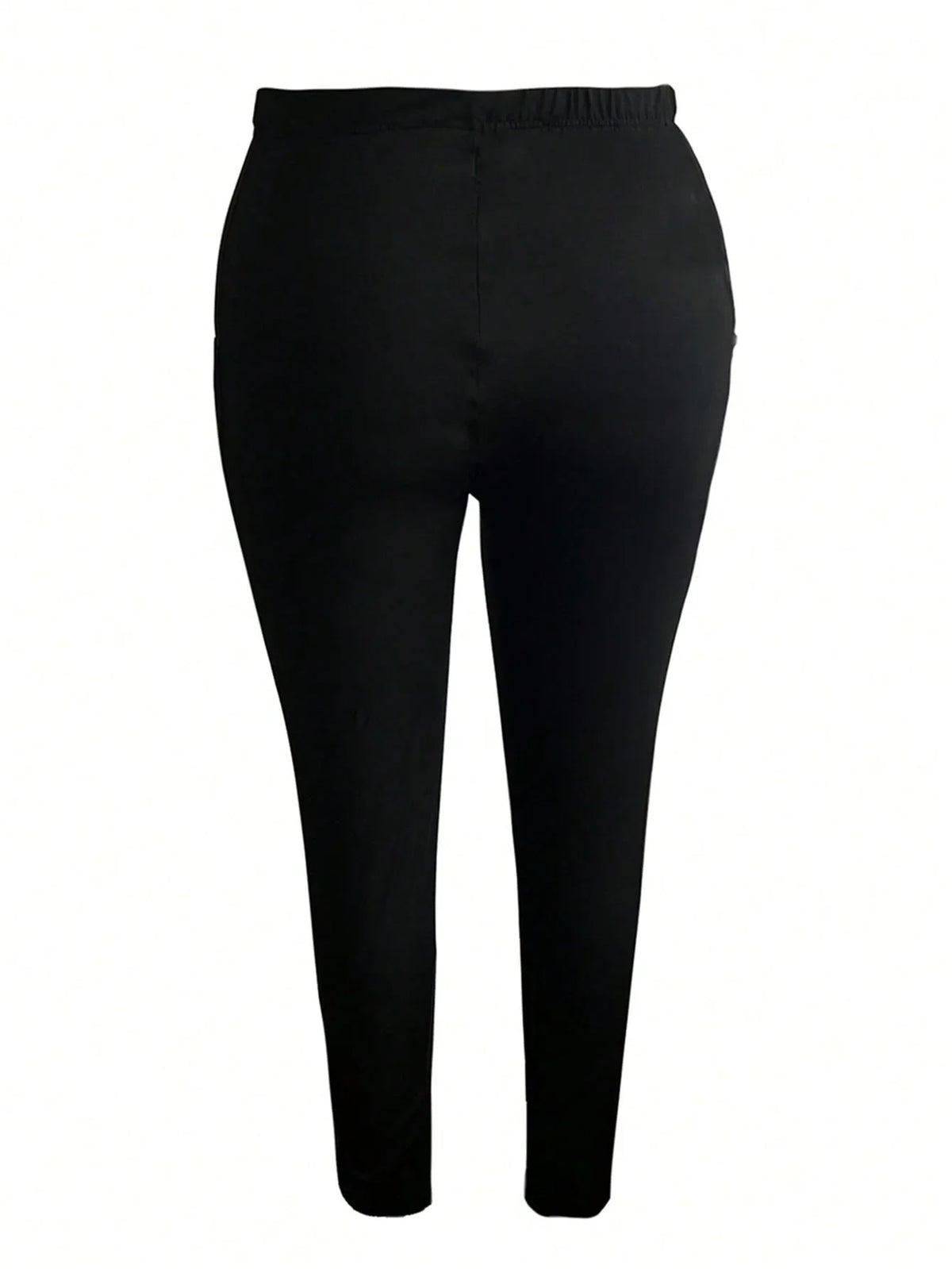 Long Sporty Solid Pocket Casual Leggings