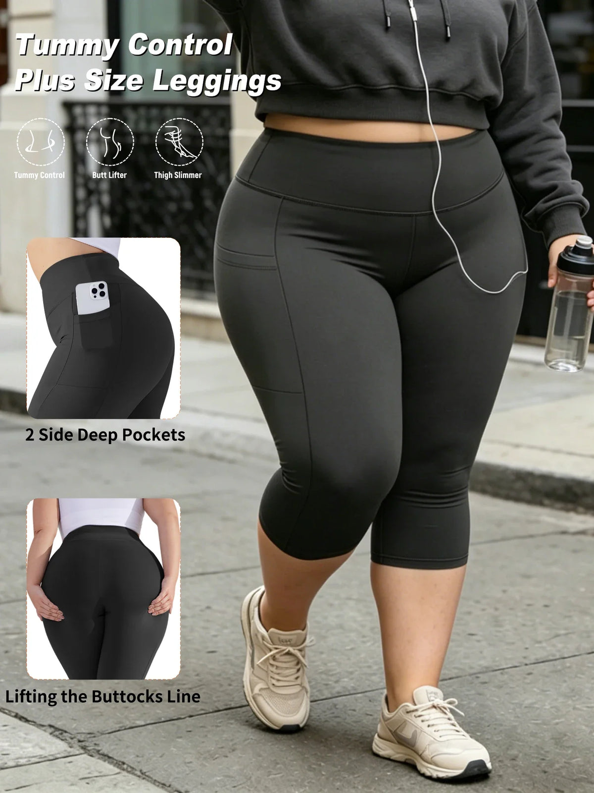 Stretchy  Tummy Control Yoga leggings