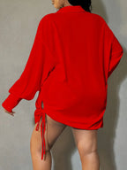 Curve Oversized Shirt Dress